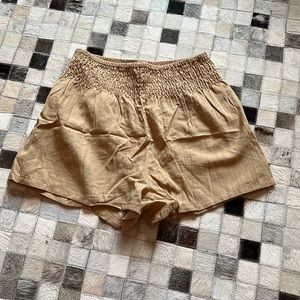 Tan shorts, size 2, Shein
